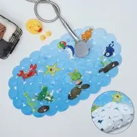 Коврик противоскользящий в ванну на присосках Доляна &laquo;Морские игры&raquo;, 37&times;65 см