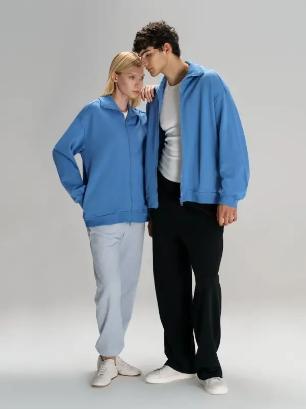 Толстовка унисекс Neofit, синяя, размер XS/S Толстовка унисекс Neofit, синяя, размер XS/S