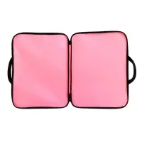 Папка А3 Calligrata, с ручками, текстиль, 20 мм, стандарт, 450&times;350 мм, розовая, 600D