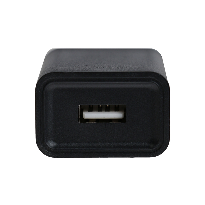 Сетевое зарядное устройство GQ-1, USB, 2.4 А, чёрное Сетевое зарядное устройство GQ-1, USB, 2.4 А, чёрное