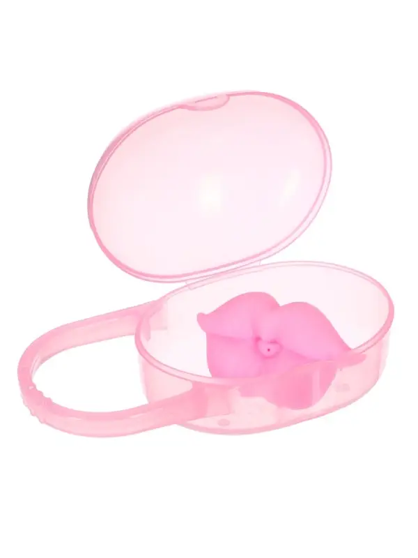 Соска-пустышка прикол силиконовая, от 0 мес., в контейнере, M&B