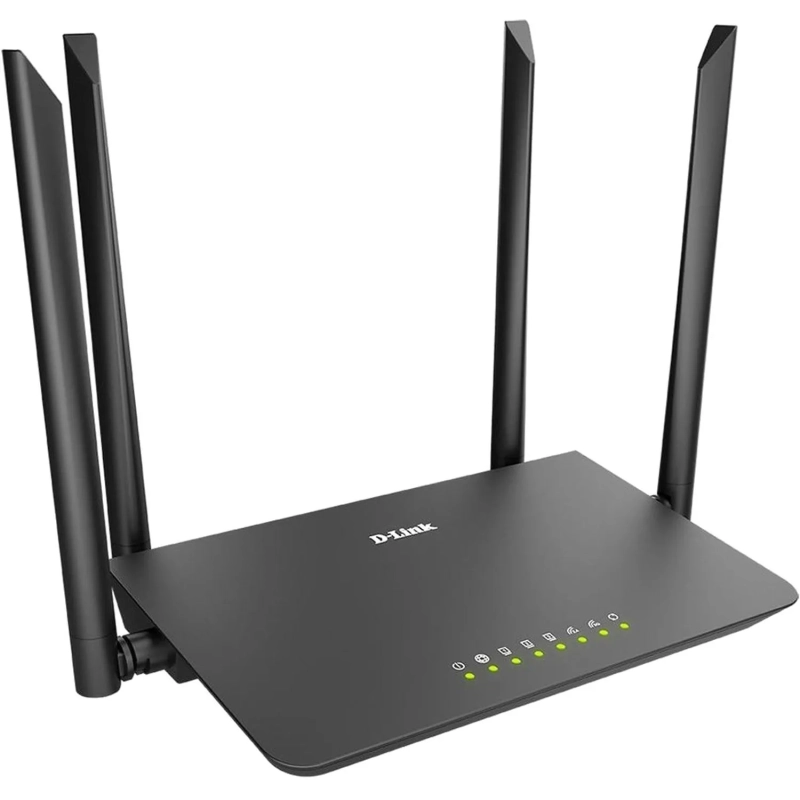 Маршрутизатор беспроводной D-Link DIR-820/RU/A1A AC1200 10/100BASE-TX черны