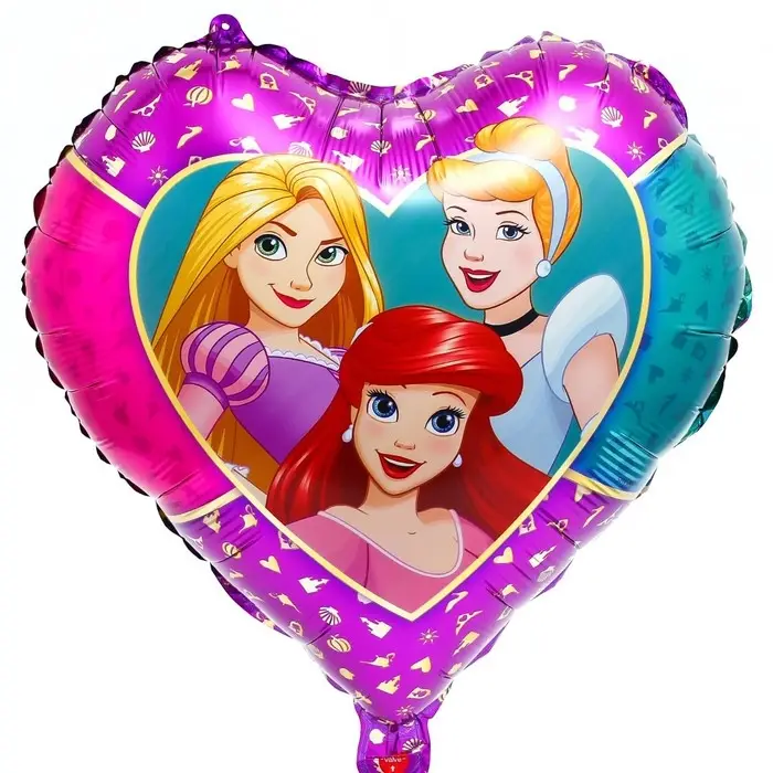 Шар воздушный &laquo;Белоснежка, Рапунцель и Ариэль&raquo;, 18 дюйм, фольгированный, Принцессы