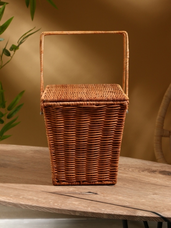 Корзина для пикника 33х20х22 см, ротанг