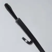 Кисть для окрашивания волос с фиксатором, 21&times;5.5(&plusmn;1) см, чёрная