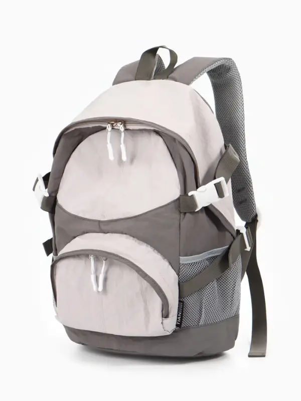 Рюкзак, 1 отделение, 4 кармана, 30&times;14&times;43 см, серый