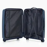 Чемодан на колёсах, 24", кодовый замок, 40&times;24&times;65 см, синий