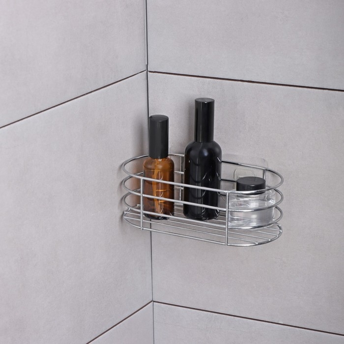 Полка на липучках Доляна, 20×10×6,5 см Полка на липучках Доляна, 20×10×6,5 см