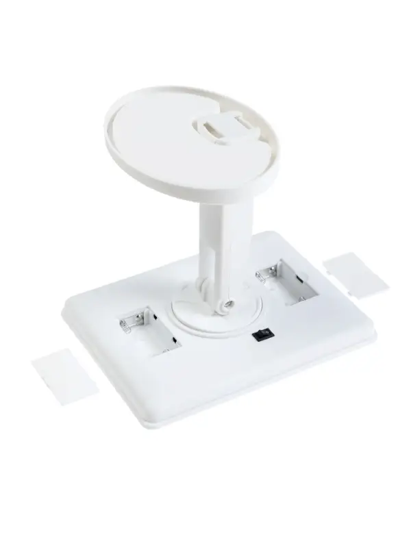 Зеркало KZ-06, подсветка, 26.5 х 16 х 12 см, 22 диода, сенсорная кнопка, белое