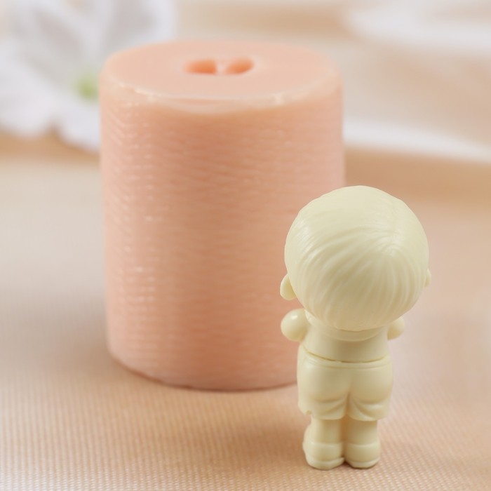 Молд силиконовый Молд силиконовый " Мальчик" 4,5х4,2х5,5 см (издел. 5х2,5х2,7 см)