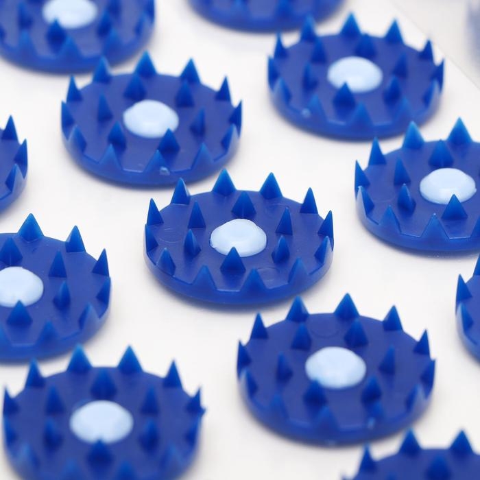 Аппликатор Аппликатор "Кузнецова", 70 колючек, пленка, 23 х 32 см, синий.