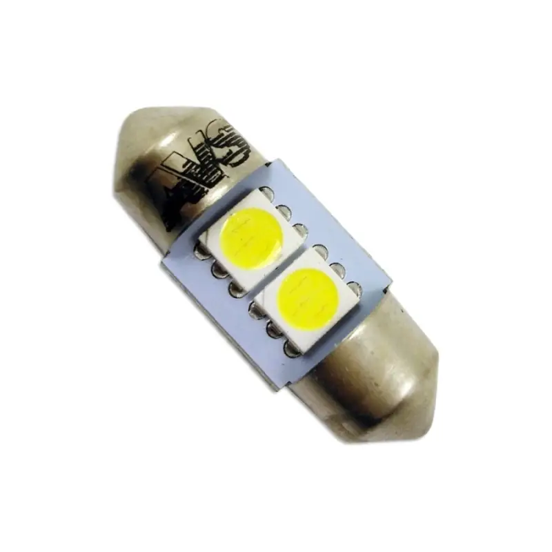 SV039 T11/белый/ (SV8,5) 2SMD 5050, 28 мм, блистер 2 шт.