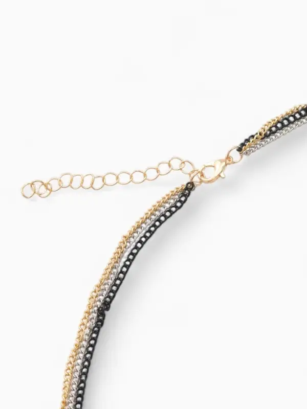 Набор 2 предмета: серьги, бусы &laquo;Унисон&raquo;, накрученность, цвет золото в чёрном, 60 см