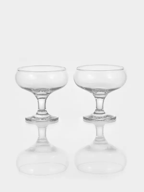 Набор креманок для мороженого Paşabah&ccedil;e Ice Ville, 270 мл, d=10.5 см, h=10 см, 2 шт., стекло, прозрачный