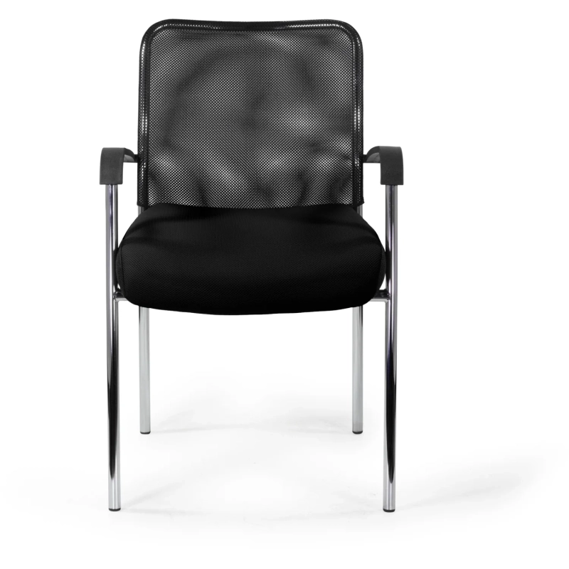 Стул БМФ Easy Chair Афродита Люкс каркас хром сетка/ткань черный