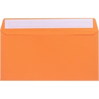 Конверт 5 цветов C65 стрип 114х229 120г КОМУС 10шт/уп