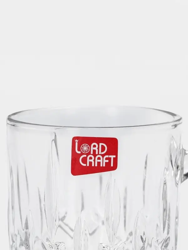 Набор кружек Lord-Sezar, 170 мл, 6 шт., стекло, прозрачный