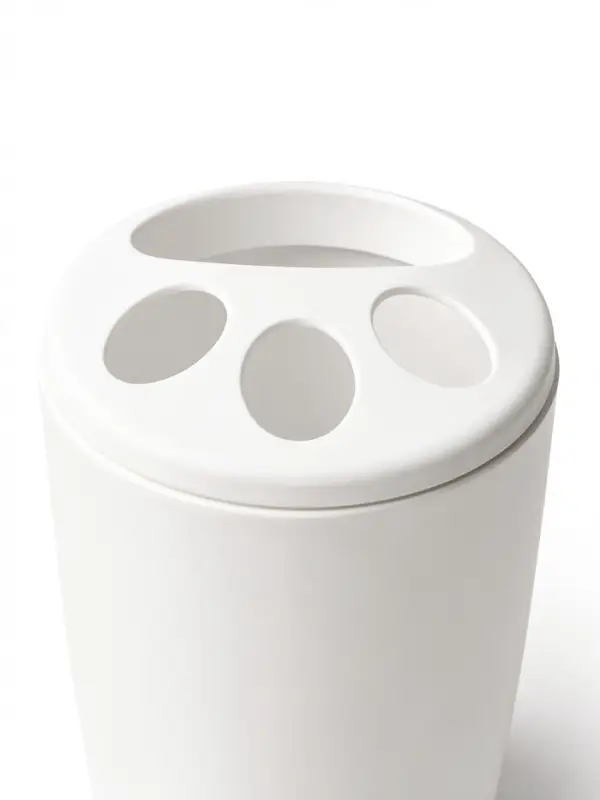 Подставка для зубных щёток Aqua, снежно-белая