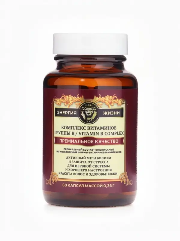 Витамин B комплекс Vitamuno Pro, 60 капсул