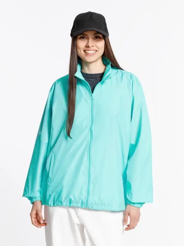 Ветровка Kivach, бирюзовая (тиффани), размер XS