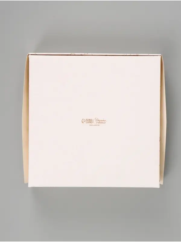 Коробка подарочная складная &laquo;Для тебя&raquo;, 20&times;20&times;4 см, с окном