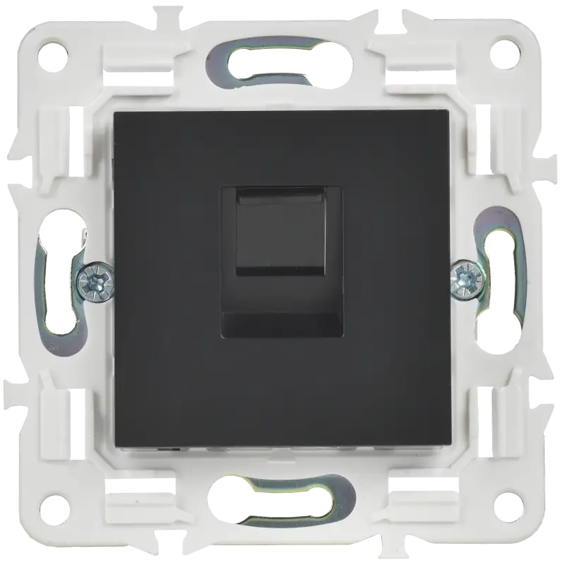 SKANDY Розетка компьютерная RJ45 кат.5E SK-K01Bl черный IEK