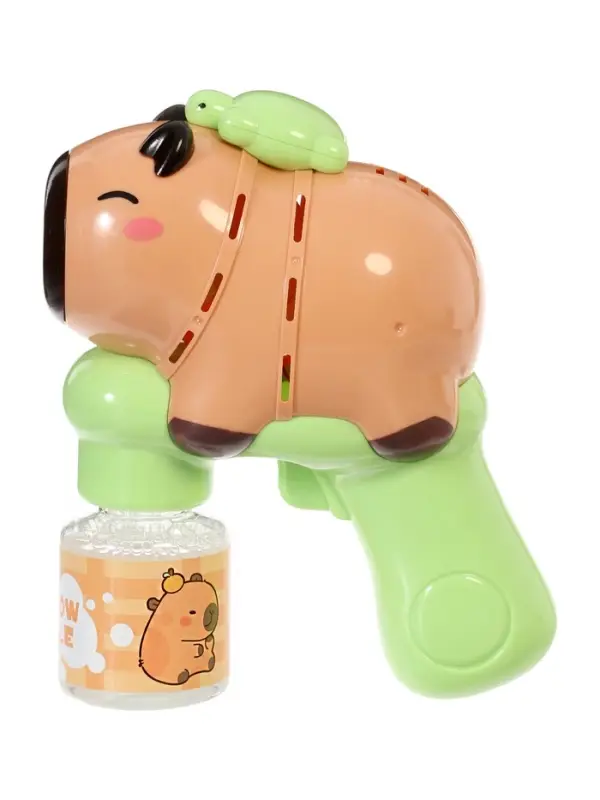 Генератор мыльных пузырей "Капибара", работает от батареек