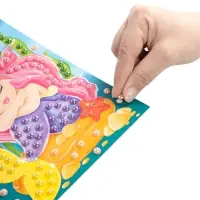 Набор для творчества. Аппликация бусинами "Русалочка" (180х250 мм, европодвес)