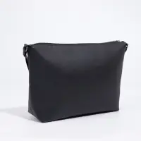 Сумка женская кросс-боди на молнии, 25&times;8&times;19 см, чёрная