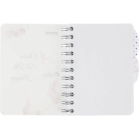 Бизнес-тетрадь А6,120л,кл,спир,пласт Attache Selection Flower Dreams 876753