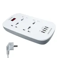 Сетевой фильтр на 4 розетки + 4USB SC4407 EU LDNIO белый
