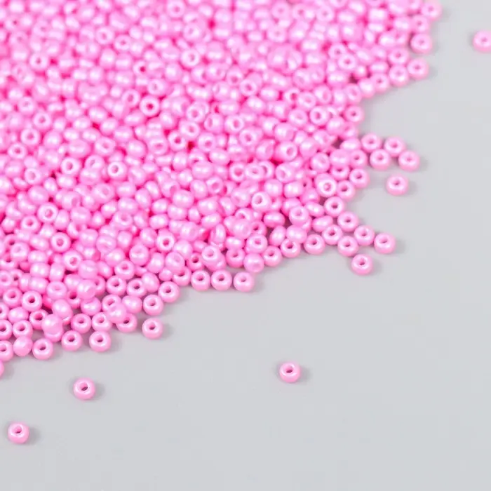 Бисер стекло 12/0  Бисер стекло 12/0 "Тёплый розовый" 15 гр