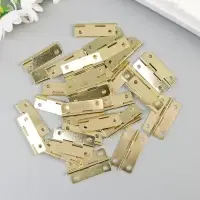 Петля для шкатулки с закругленными углами набор 30 шт 1,6х3 см Петля для шкатулки с закругленными углами набор 30 шт 1,6х3 см