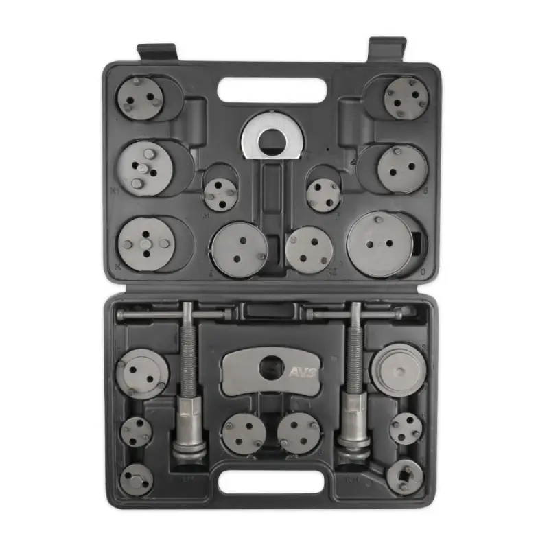Набор для сведения поршней тормозных цилиндров (22 предмета) в кейсе AVS DBC-05