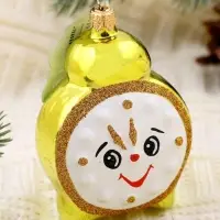 Ёлочный шар &laquo;Будильник&raquo; d=6 см, МИКС