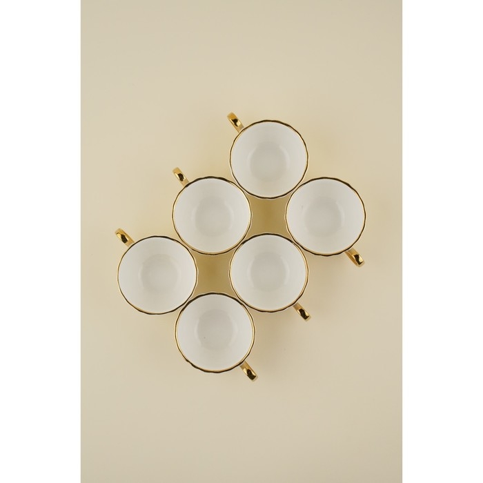 Чайный сервиз SL Home «Гарда», 12 предметов: 6 чашек 200 мл, 6 блюдец d=15 см, цвет белый Чайный сервиз SL Home «Гарда», 12 предметов: 6 чашек 200 мл, 6 блюдец d=15 см, цвет белый