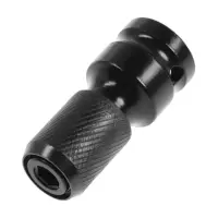 Адаптер для бит ТУНДРА, с квадрата 1/2" на шестигранник 1/4"