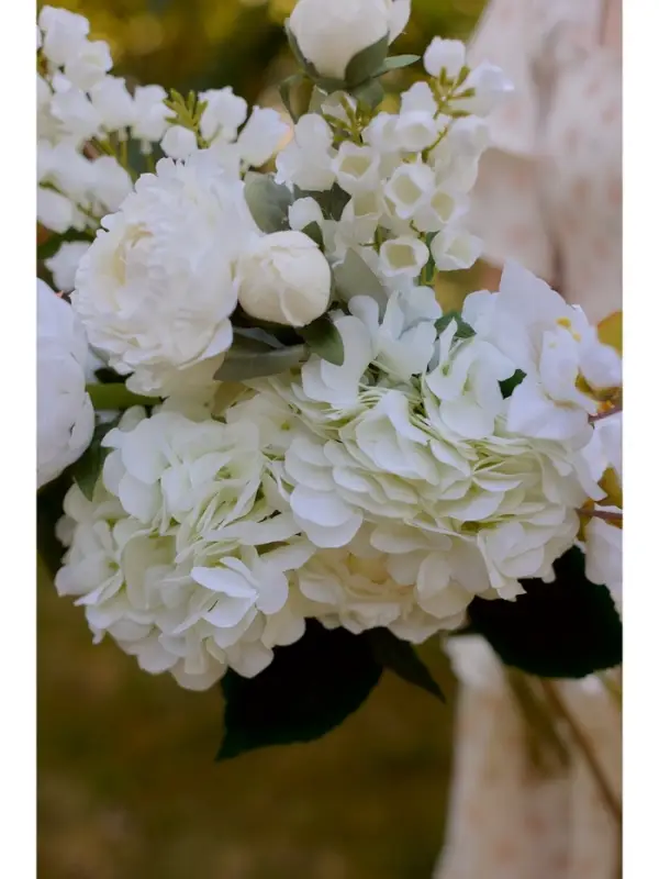 Цветы искусственные &laquo;Гортензия экстра&raquo;, h=55 см, d=16 см, белые