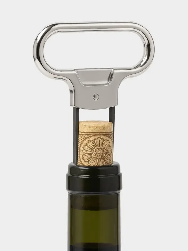 Штопор - открывашка для вина Magistro &laquo;Умница&raquo;, 6.3&times;0.7&times;11.3 см, нержавеющая сталь