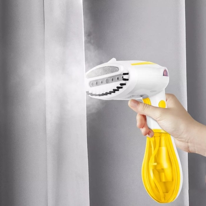 Отпариватель Kitfort КТ-9192-3, ручной, 1300 Вт, 120 мл, 20 г/мин, бело-жёлтый Отпариватель Kitfort КТ-9192-3, ручной, 1300 Вт, 120 мл, 20 г/мин, бело-жёлтый