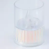 Светодиодная свеча LED "Свеча" 3хLR1130, прозрачный, перламутр 3,7х3,7х4,5 см