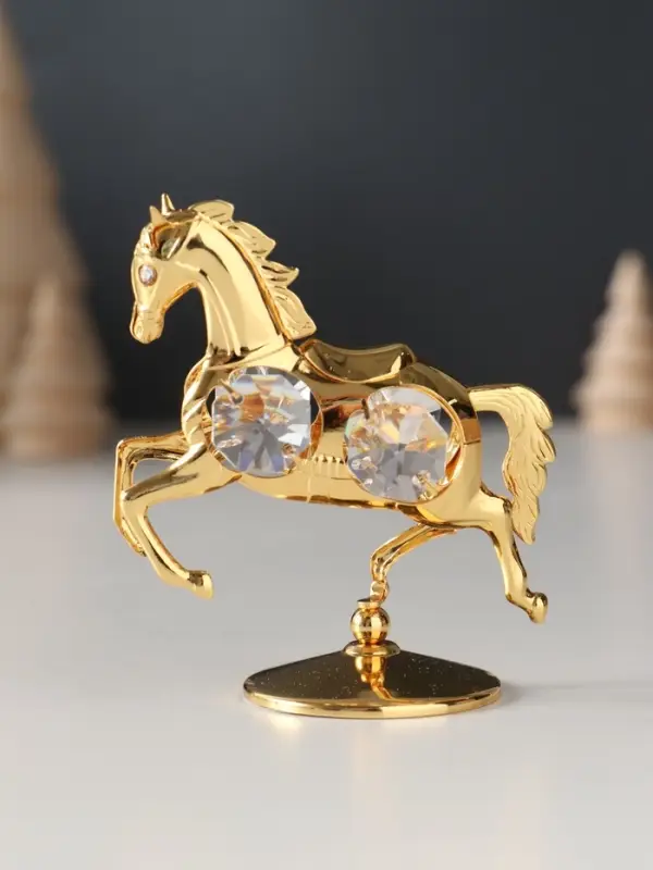 Сувенир Лошадка маленькая с 4-мя прозрачными хрусталиками на подставке, 6,5х4х8,5 см. Сувенир Лошадка маленькая с 4-мя прозрачными хрусталиками на подставке, 6,5х4х8,5 см.