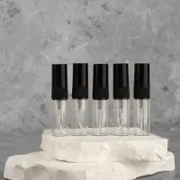 Флакон для парфюма, с распылителем, 3 мл, фасовка – 5 шт., чёрный