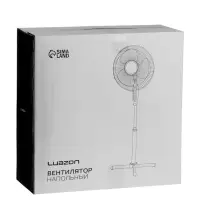 Вентилятор напольный Luazon LOF-01, осевой, 45 Вт, 3 режима, бело-синий