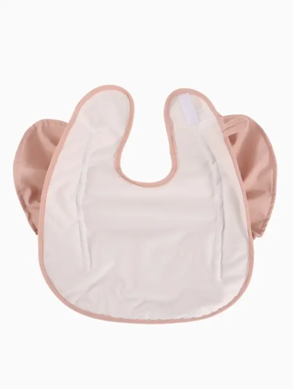 Нагрудник для кормления, непромокаемый с карманом, розовый M&B