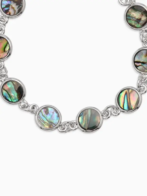 Браслет цепочка &laquo;Галиотис. Круг&raquo;, L=17 см, + удлинитель 5 см, цвет серебро, разноцветный