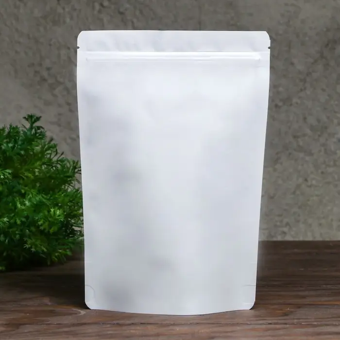 Пакет дой-пак, матовый, белый, 16×24×4 см Пакет дой-пак, матовый, белый, 16×24×4 см