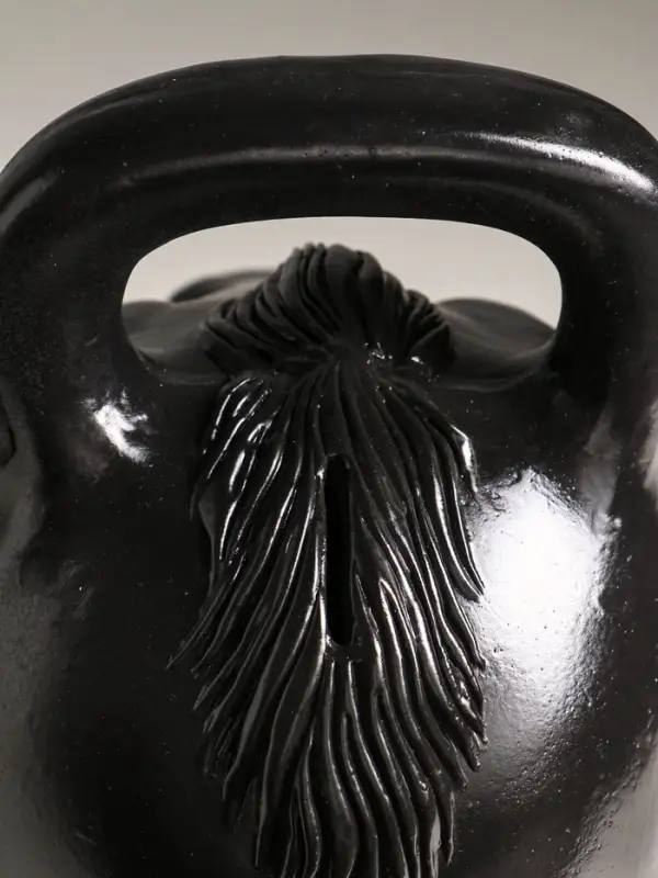 Копилка для денег &laquo;Гиря конь&raquo;, гипс, 20.5&times;25 см, чёрный