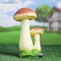 Садовая фигура из полистоуна &laquo;Грибы-подосиновики&raquo;, 20&times;12&times;24 см