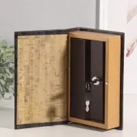 Шкатулка книга-сейф &laquo;Корона&raquo;, искусственная кожа, 21&times;13&times;5 см